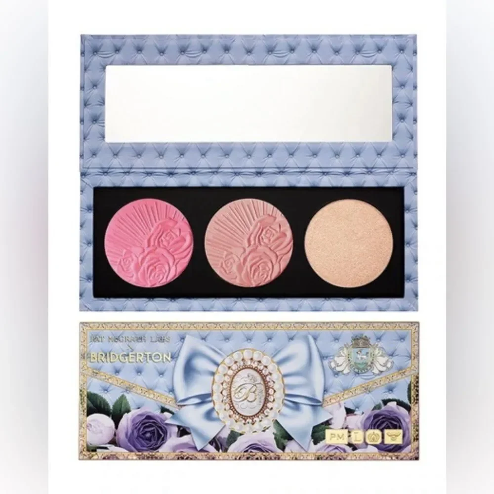 Pat McGrath x Bridgerton Divine Blush & Glow Trio: Love at First Blush NEW